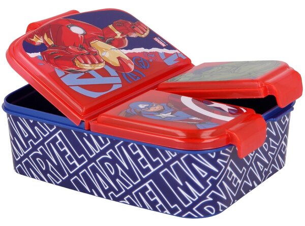 Multibox na svačinu MARVEL - Avengers se 3 přihrádkami