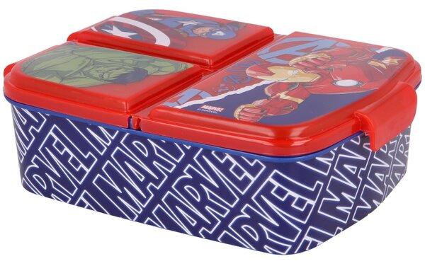 Multibox na svačinu MARVEL - Avengers se 3 přihrádkami