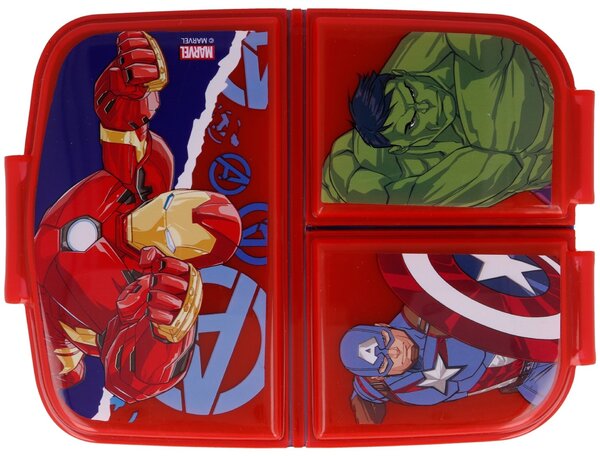 Multibox na svačinu MARVEL - Avengers se 3 přihrádkami