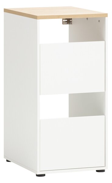Schildmeyer Skříňka k pračce »Solea« (2x žlab na prádlo, výška 95,8 cm, matná bílá) (100396863001)