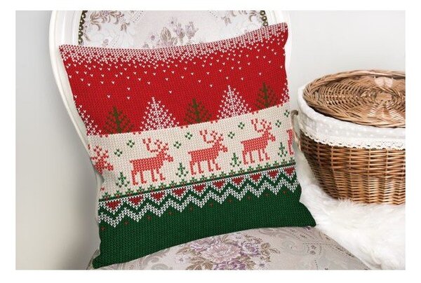 Povlak na polštář s vánočním motivem 43x43 cm Merry Christmas – Mila Home