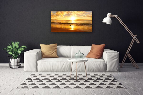 Obraz na plátně Moře Slunce Krajina 120x60 cm