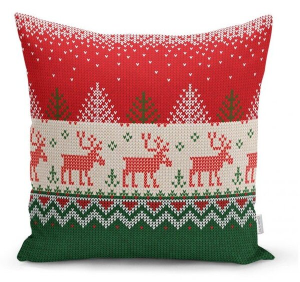 Povlak na polštář s vánočním motivem 43x43 cm Merry Christmas – Mila Home