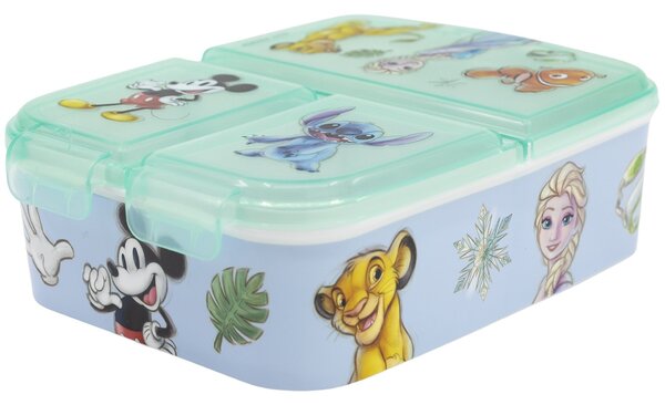 Multibox na svačinu 100 let Disney se 3 přihrádkami