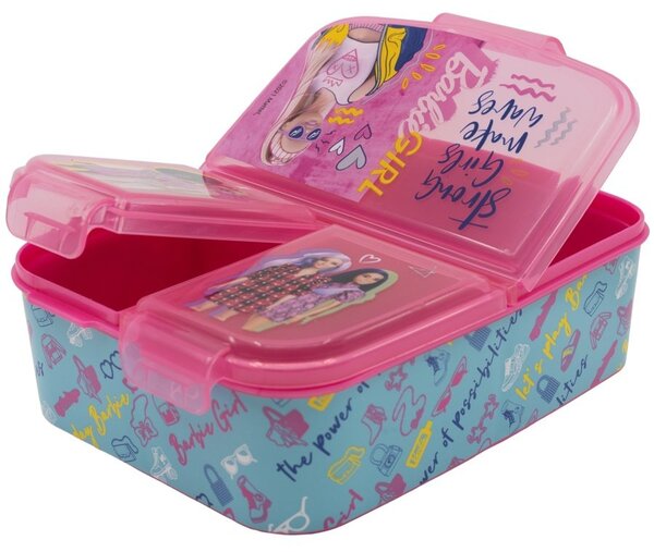 Multibox na svačinu Barbie se 3 přihrádkami