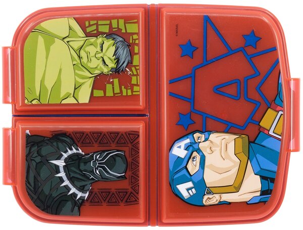 Multibox na svačinu Avengers Invincible Force se 3 přihrádkami