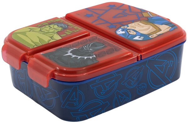 Multibox na svačinu Avengers Invincible Force se 3 přihrádkami