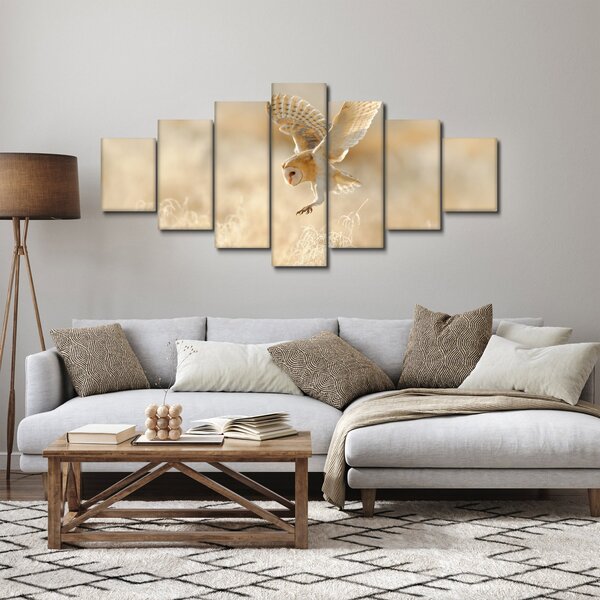 Obraz - Sova pálená (210x100 cm)