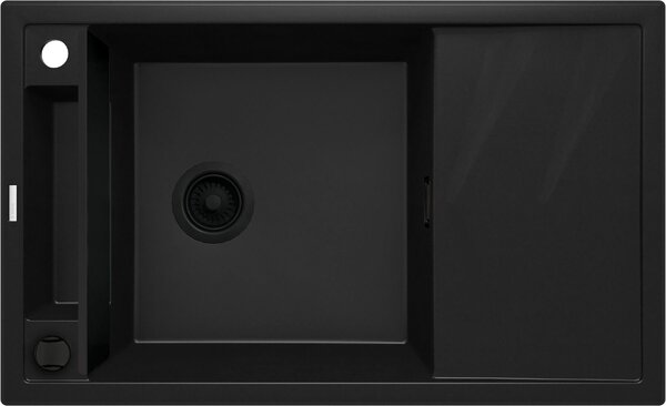 Deante Magnetic granitový dřez 82x50 cm černá ZRM_N113