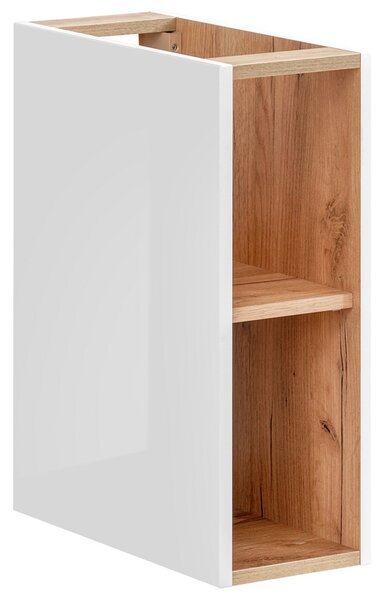 CMD COMAD - Koupelnová skříňka nízká policová Capri White - bílá - 20x57x44 cm