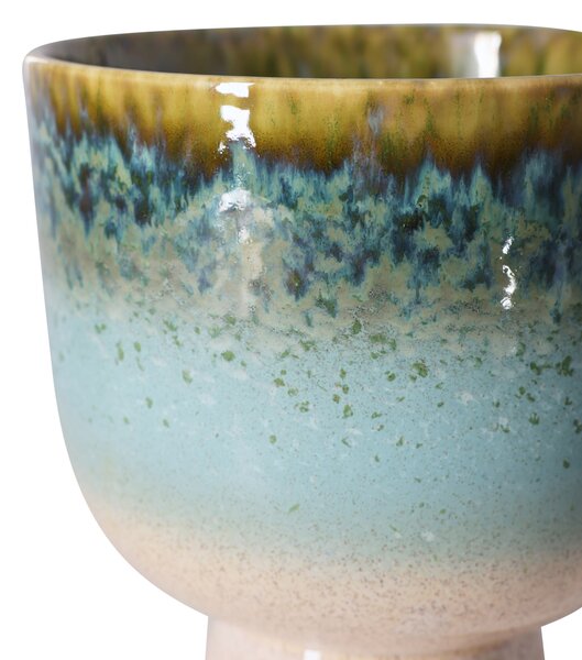Kameninový obal na květináč Retro Lagoon 20 cm