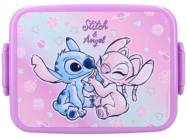 Box na svačinu Lilo & Stitch - odolný plast bez obsahu BPA, ideální do školy i na výlety