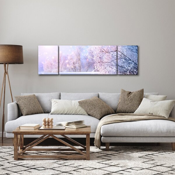 Obraz - Mrazivá zima (170x50 cm)