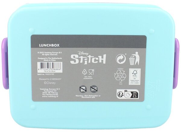Box na svačinu Lilo & Stitch - odolný plast bez obsahu BPA, ideální do školy i na výlety