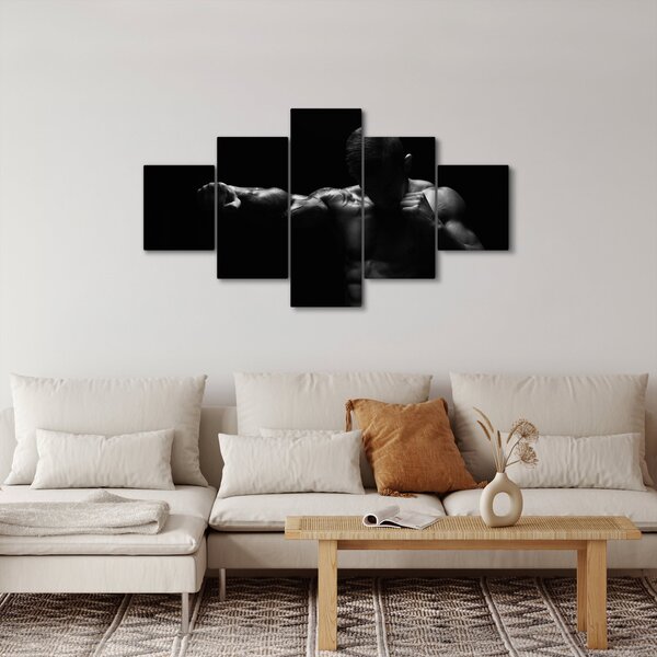 Obraz - Úder pěstí (125x70 cm)