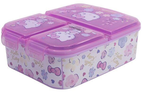 Multibox na svačinu Hello Kitty se 3 přihrádkami