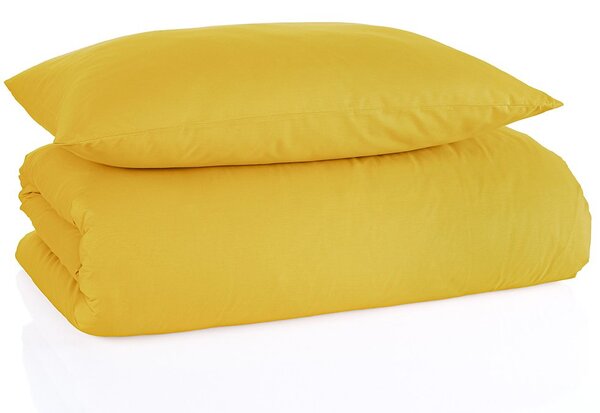 Bavlněné jednobarevné ložní povlečen BedTex Exclusive Collection - hořticové - 100% bavlna - 70 x 90 cm + 140 x 200 cm