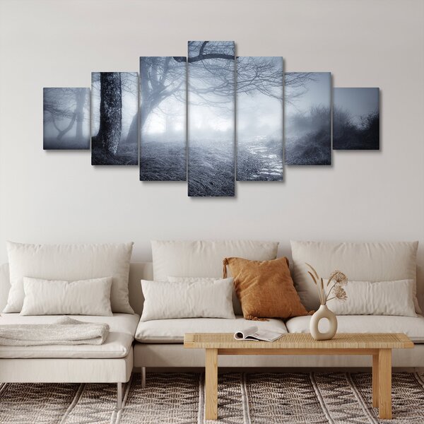Obraz - Cesta v mlze (210x100 cm)