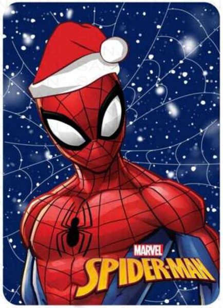 Vánoční fleecová deka Spiderman - MARVEL - 100 x 140 cm