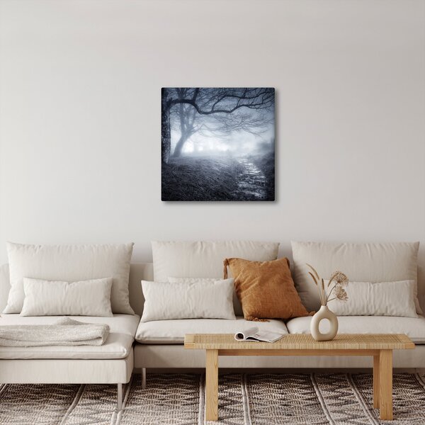 Obraz - Cesta v mlze (30x30 cm)