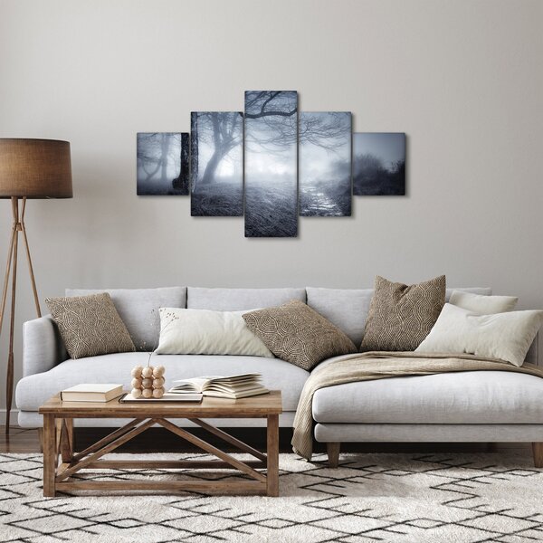 Obraz - Cesta v mlze (125x70 cm)