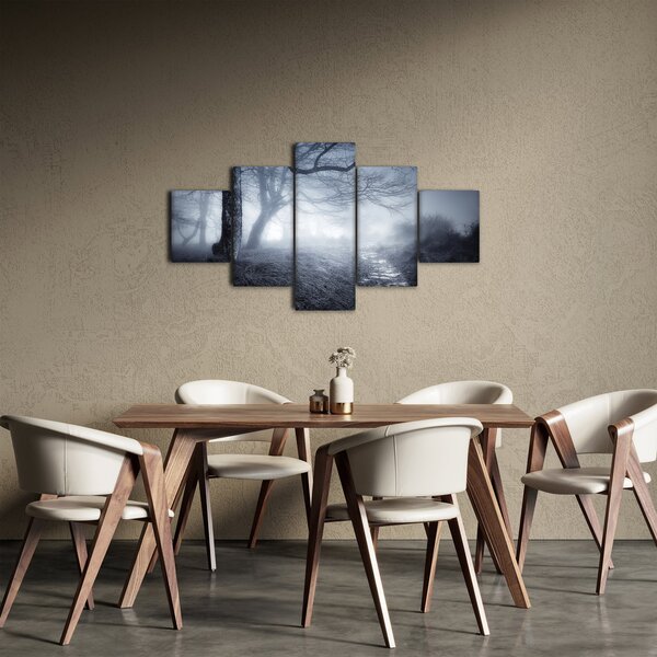 Obraz - Cesta v mlze (125x70 cm)