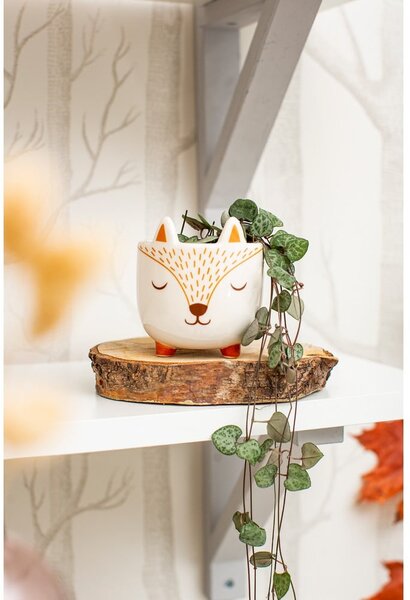Kamenný obal na květináč ø 7 cm Woodland Fox – Sass & Belle