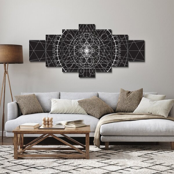 Obraz - Abstrakce hodin (210x100 cm)