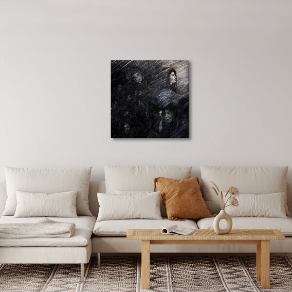 Obraz - Smutek a odříkání (30x30 cm)