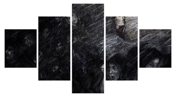 Obraz - Smutek a odříkání (125x70 cm)