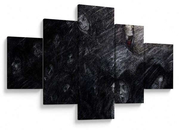 Obraz - Smutek a odříkání (125x70 cm)