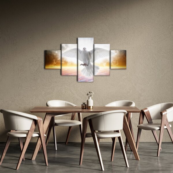Obraz holubice (125x70 cm)