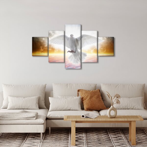 Obraz holubice (125x70 cm)