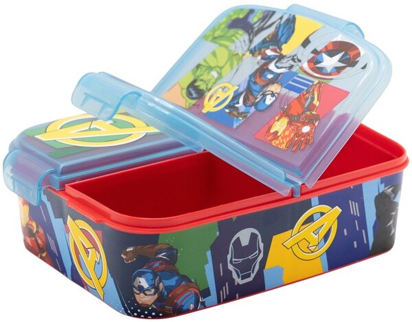 Multibox na svačinu Avengers - motiv Team of Superheroes - se 3 přihrádkami