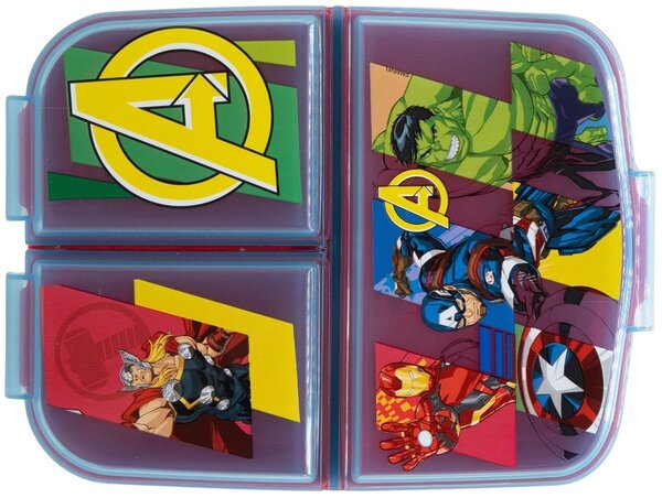 Multibox na svačinu Avengers - motiv Team of Superheroes - se 3 přihrádkami