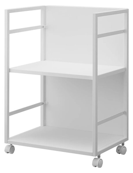 Bílý kovový pojízdný regál 42x60 cm Tower – YAMAZAKI