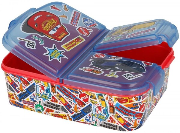 Multibox na svačinu Auta / Cars od Disney se 3 přihrádkami