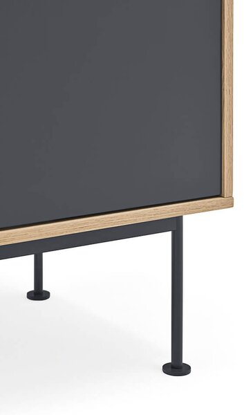 Komoda okoy 180 x 81 cm antracit