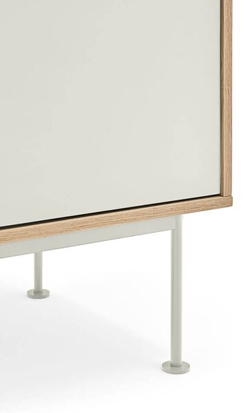 Komoda okoy 180 x 81 cm krémová