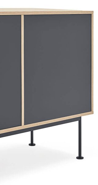 Komoda okoy 180 x 81 cm antracit