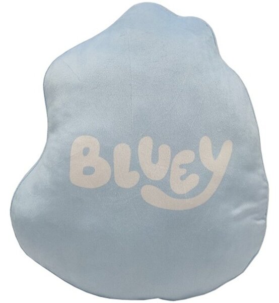 Tvarovaný 3D polštářek Bluey - motiv rodinka - 40 x 35 cm