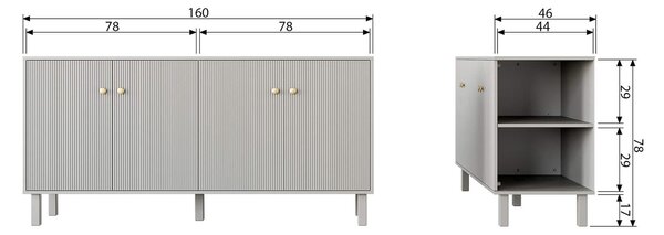 Komoda Bizzy 160 x 78 cm