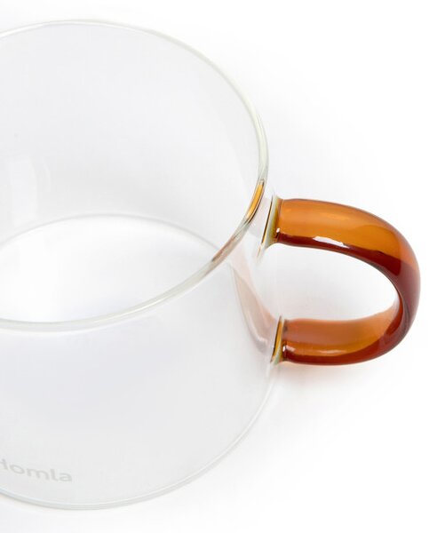 Hrnek GLOSSY s hnědým ouškem 837079 440 ml