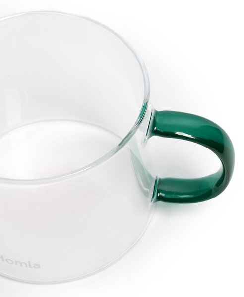 Hrnek GLOSSY se zeleným ouškem 837093 440 ml
