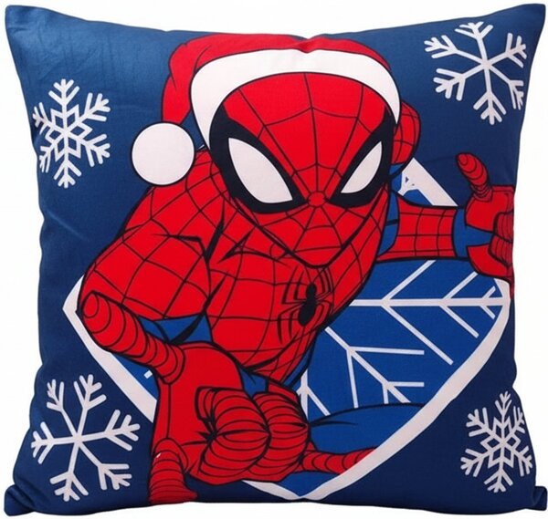 Vánoční polštář Spiderman - 40 x 40 cm
