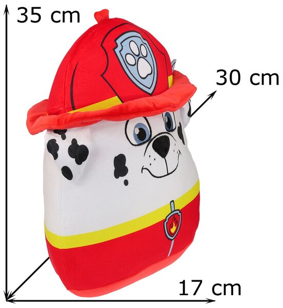 Squish polštářek Tlapková patrola - Paw Patrol - motiv hasič Marshall