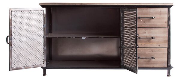 Komoda portnew 120 x 40 cm tmavě šedá
