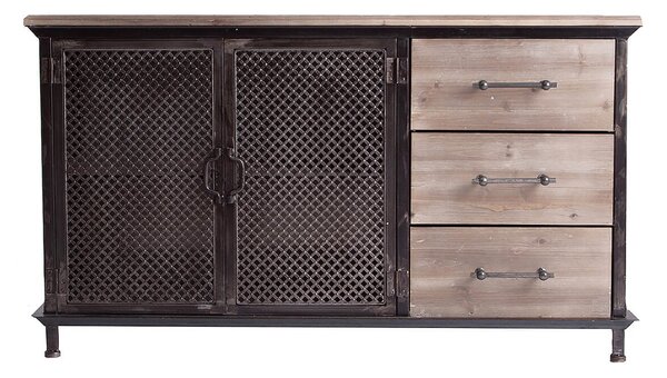 Komoda portnew 120 x 40 cm tmavě šedá