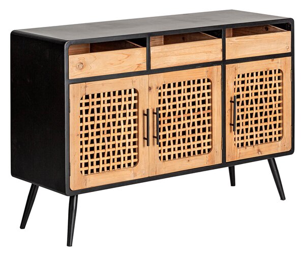 Komoda denso 120 x 40 cm přírodní