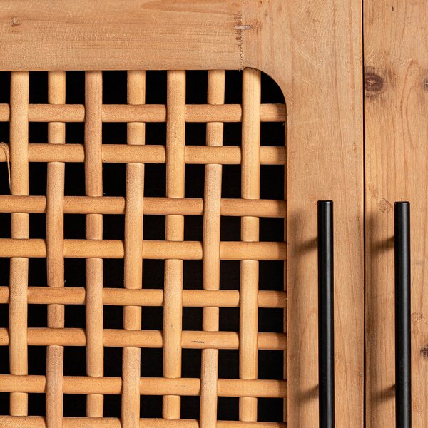 Komoda denso 120 x 40 cm přírodní